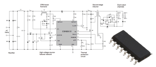 The CS1630 and CS1631 from Cirrus Logic CS1630 and CS1631 from Cirrus Logic (click for full-size)